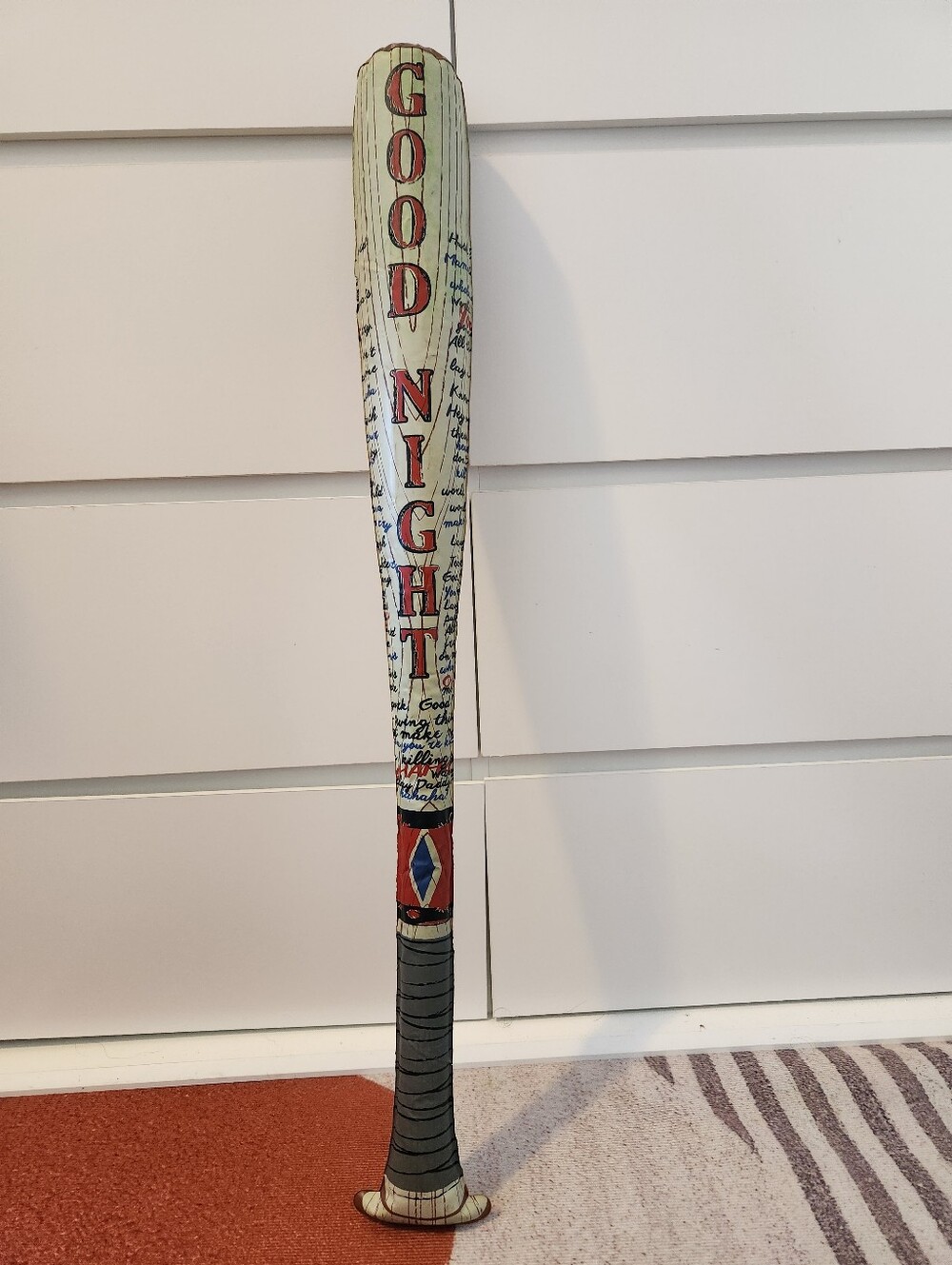 DC Comics Harley Quinn Inflatable "Good Night" Baseball Bat Costume Prop Suicide